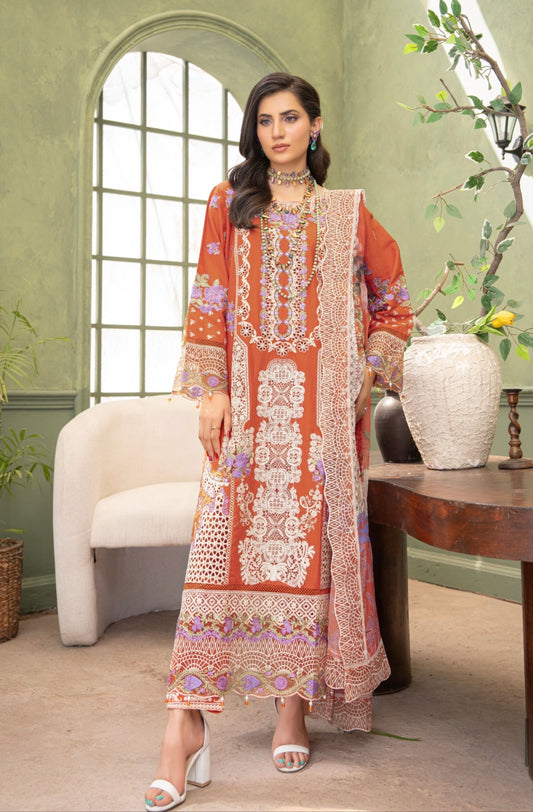 MCAR116-LUXURY COTTON LAWN SUITS