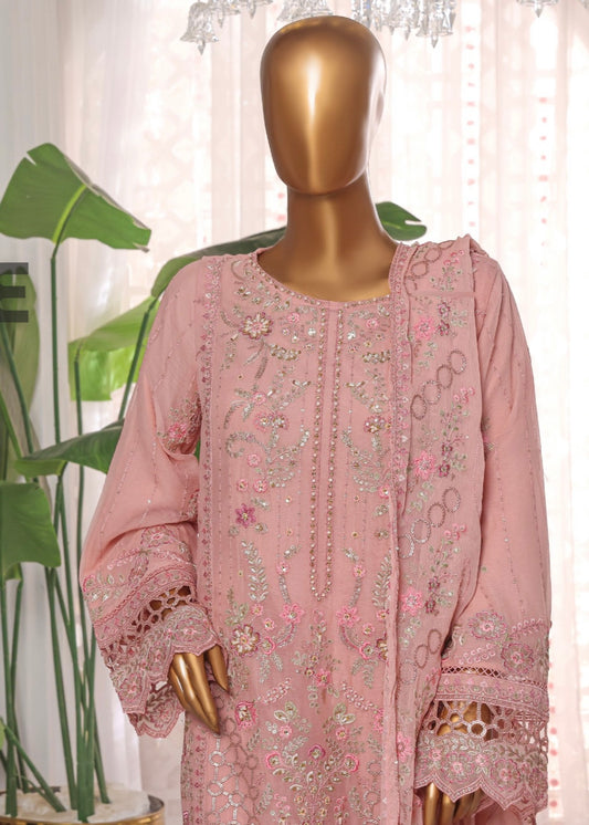 MCSB707-LUXURY CHIFFON EMBROIDERED SUIT