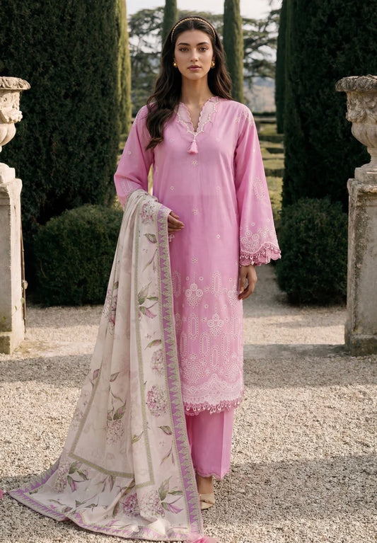 MCZB135-PREMIUM EMBROIDERED LAWN SUIT