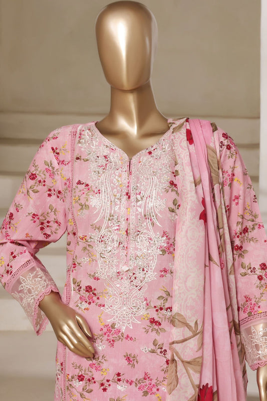 MCSBS103-PREMIUM EMBROIDERED LAWN SUIT