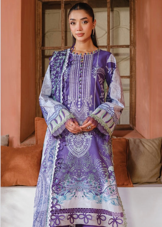 MCJ327-PREMIUM EMBROIDERED LAWN SUIT