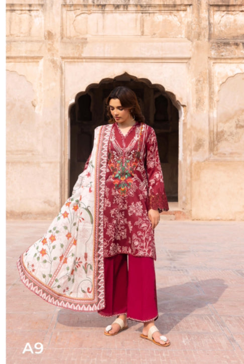 MCGJ119-UNSTICHED LAWN SUIT