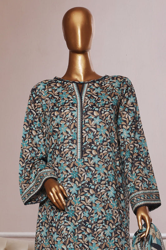 MCBSF109-PRINTED LAWN WITH FARSHI SHALWAR