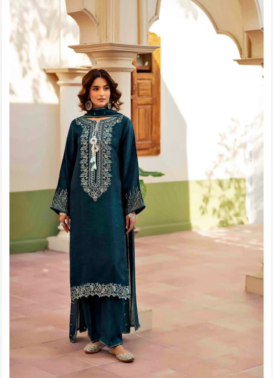 MCMQ101-LUXURY EMBROIDERED SUITS