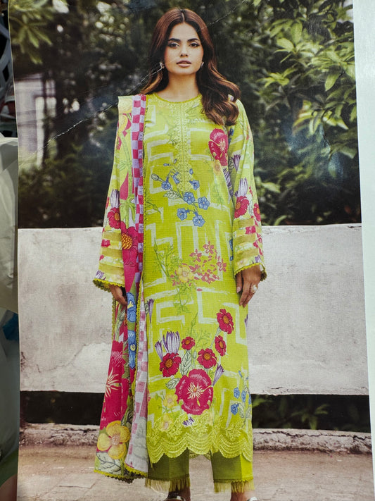 MCGJ128-UNSTICHED LAWN SUIT