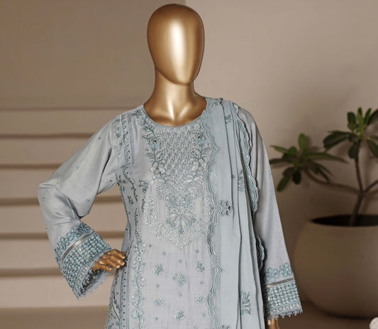 MCSBF364-PREMIUM EMBROIDERED LAWN SUIT