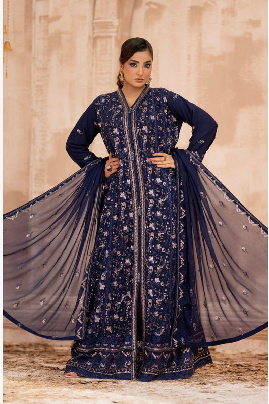 MCBN246-PREMIUM CHIFFON GOWN