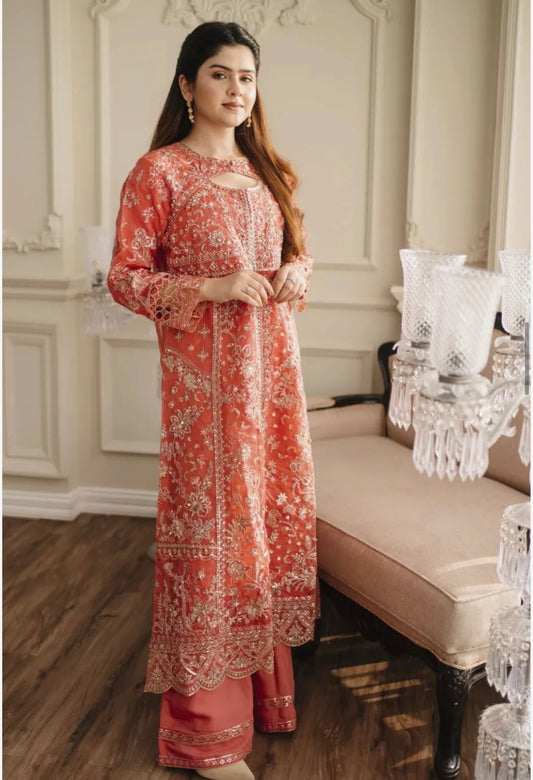 MCH117-LUXURY EMBROIDERED ORGANZA