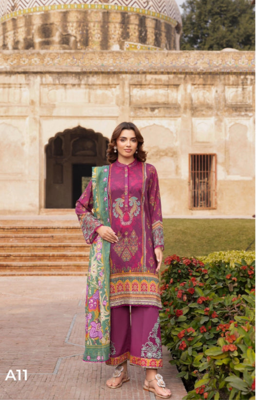 MCGJ117-UNSTICHED LAWN SUIT