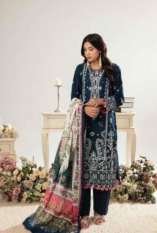 MCGA375-PREMIUM EMBROIDERED LAWN SUIT