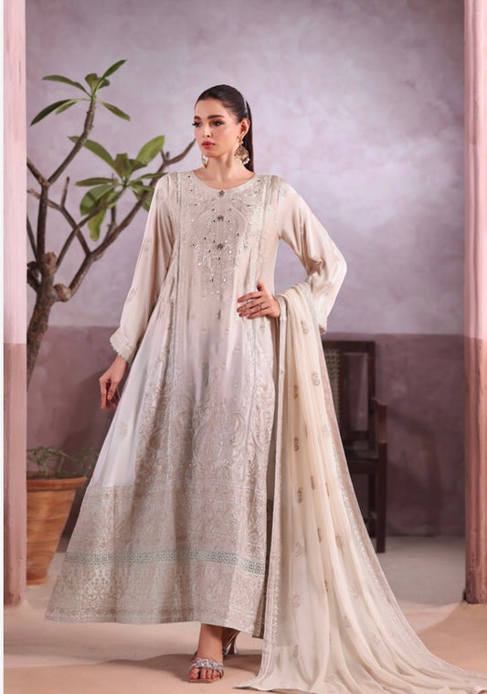 MCAG70-PREMIUM SILK EMBROIDERED GOWN SUIT