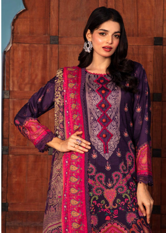 MCGA311-EMBROIDERED LAWN SUIT