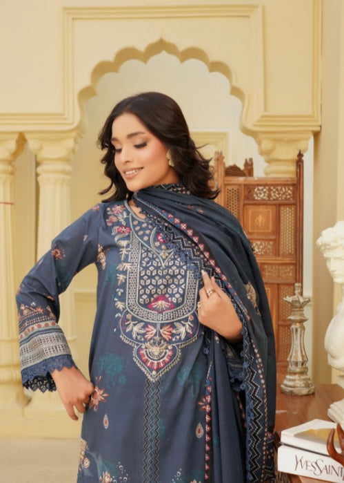 MCAG431-PREMIUM EMBROIDERED LAWN SUIT