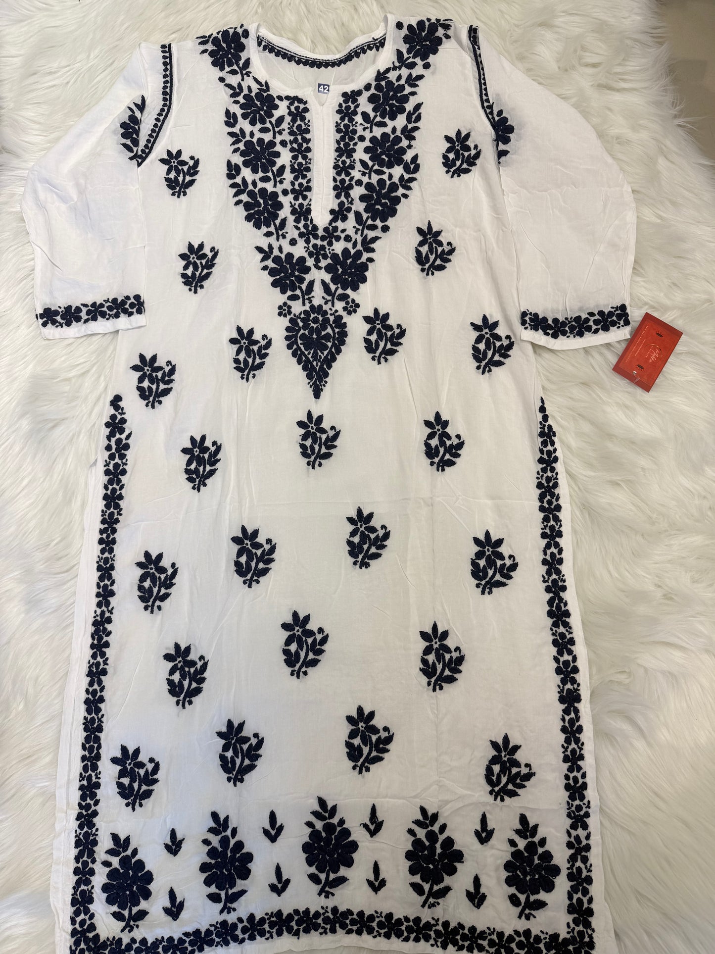 MCCK103-PREMIUM CHIKANKARI KURTI