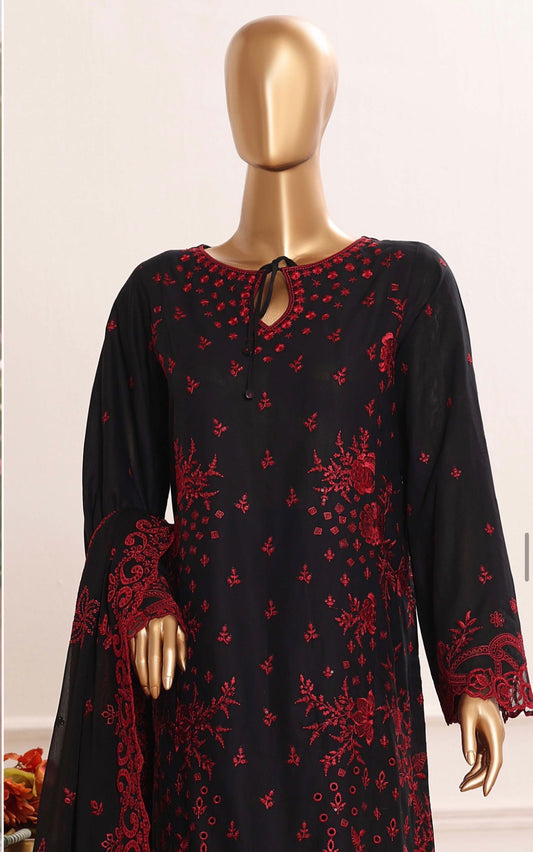 MCHZ114-PREMIUM EMBROIDERED LAWN SUIT