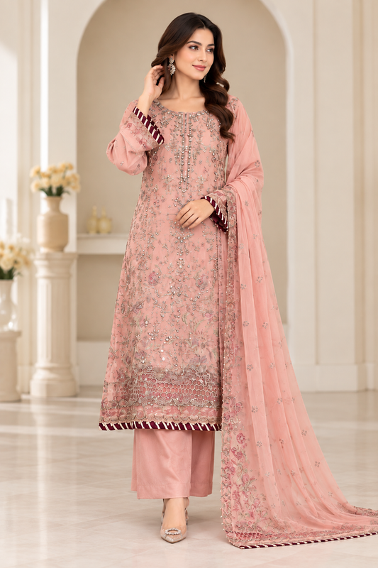 MCMB101-PREMIUM CHIFFON SUIT