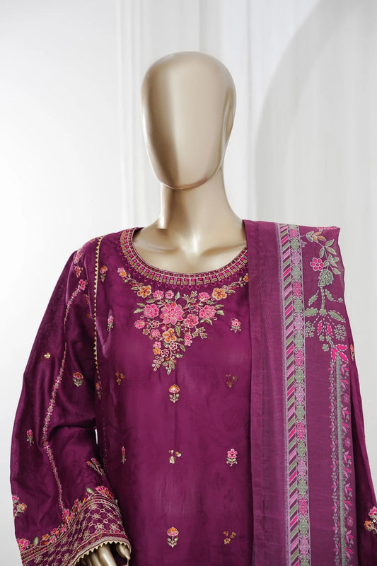 MCBJ102-EMBROIDERED JACQUARD SUIT