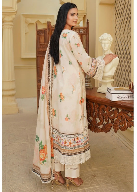 MCAG430-PREMIUM EMBROIDERED LAWN SUIT