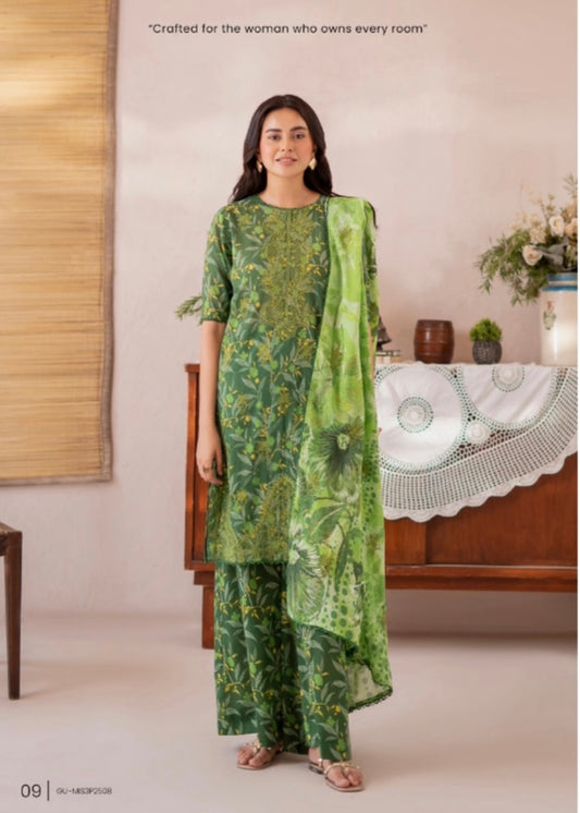 MCGJ108-UNSTICHED LAWN SUIT