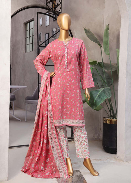 MCBS808-PRINTED LAWN SUIT