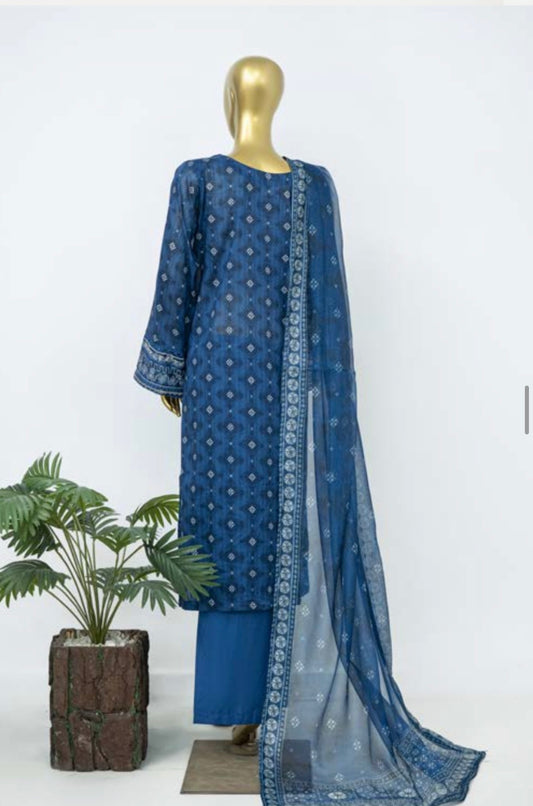 MCBS924-PREMIUM LAWN EMBROIDERED SUIT