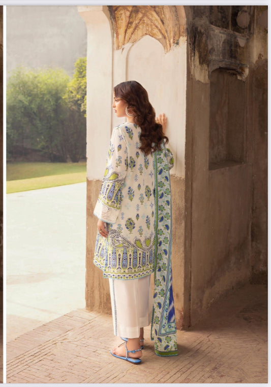 MCGJ126-UNSTICHED LAWN SUIT