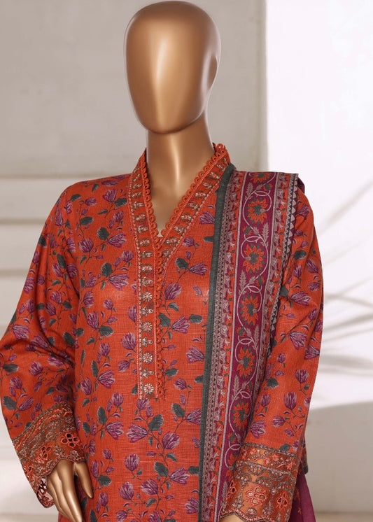 MCSBW106-EMBROIDERED KHADDAR SUIT