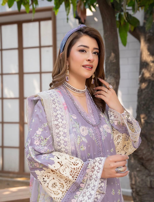 MCAR119-LUXURY COTTON LAWN SUITS