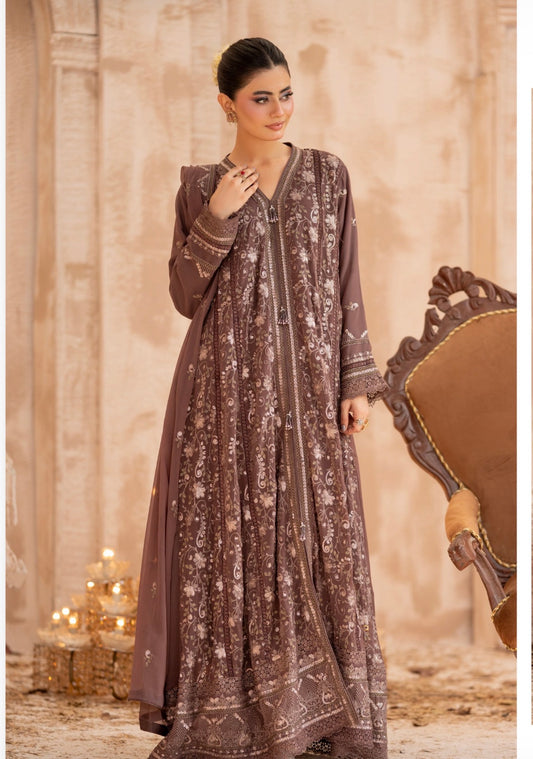 MCBN245-PREMIUM CHIFFON GOWN