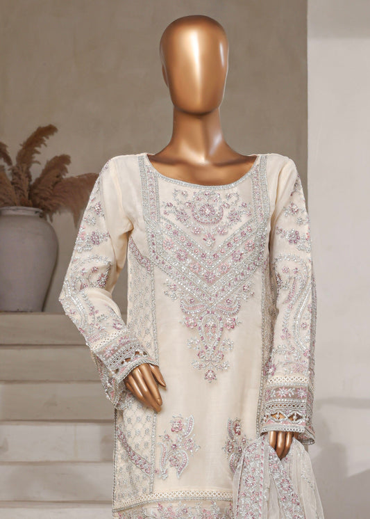MCMHP103-LUXURY EMBROIDERED ORGANZA SUIT