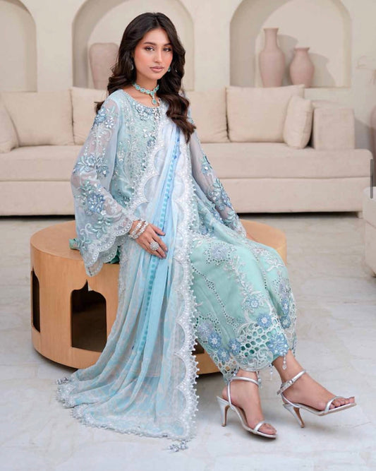 MCN104-LUXURY CHIFFON SUIT