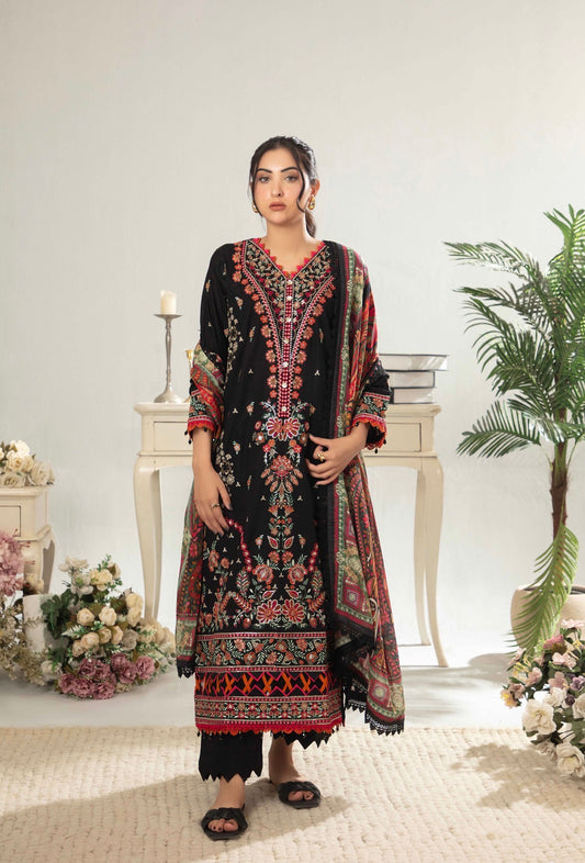 MCGA380-PREMIUM EMBROIDERED LAWN SUIT