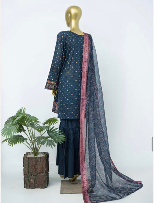 MCBS926-PREMIUM LAWN EMBROIDERED SUIT