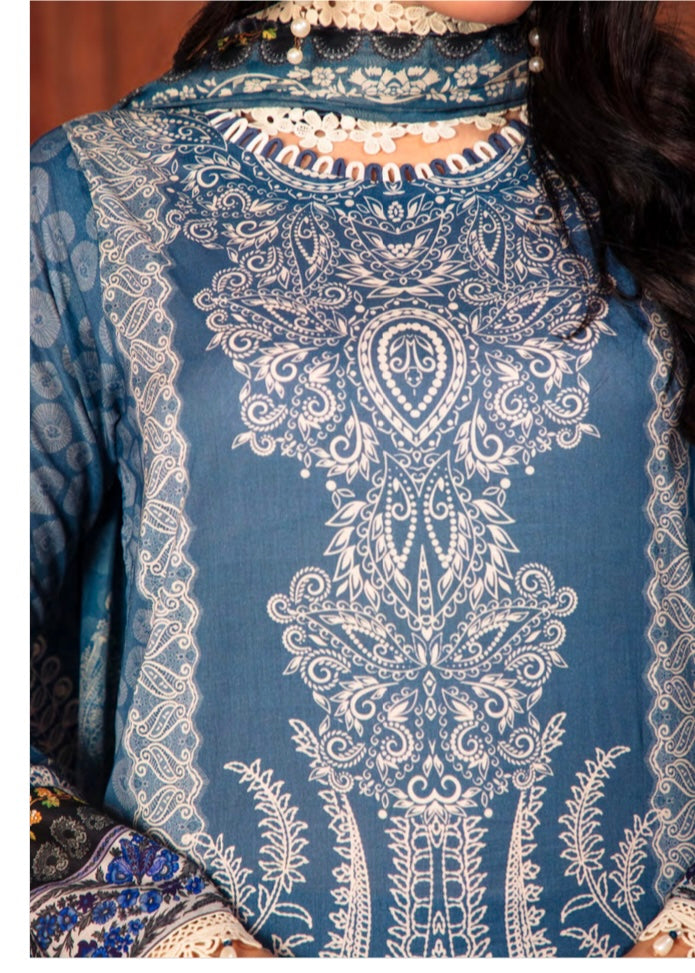 MCGA308-EMBROIDERED LAWN SUIT