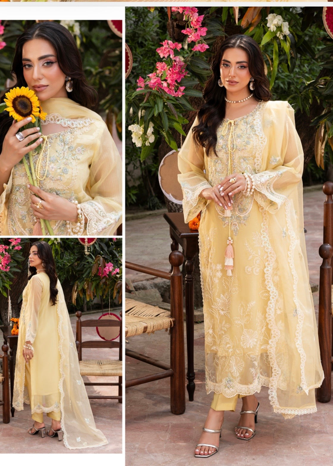 MCZH212-PREMIUM ORGANZA SUIT