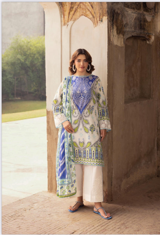 MCGJ126-UNSTICHED LAWN SUIT