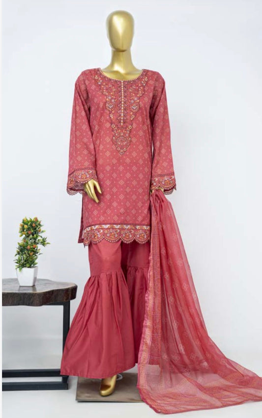 MCBS919-PREMIUM LAWN EMBROIDERED SUIT