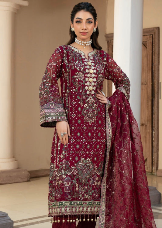 MCN110-LUXURY CHIFFON SUIT