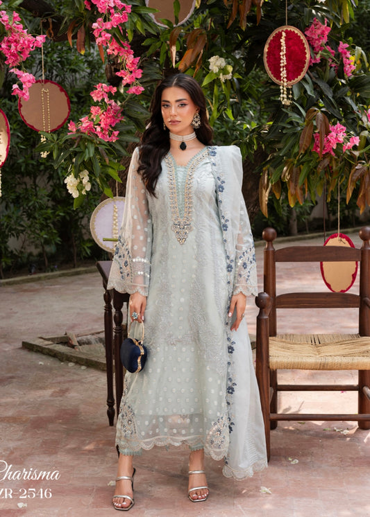 MCZH203-PREMIUM ORGANZA SUIT