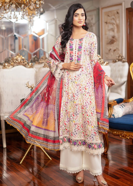 MCMR407-EMBROIDERED FROCK SUIT