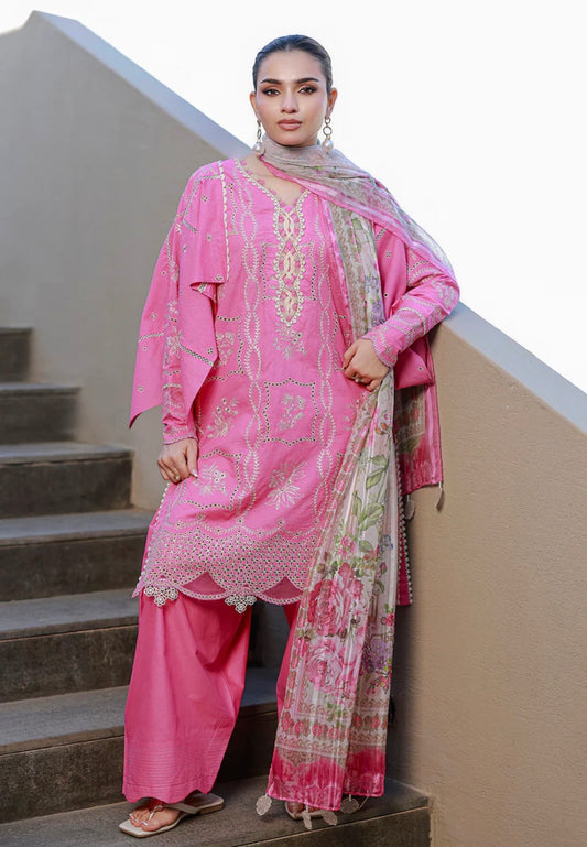 MCZB118-PREMIUM EMBROIDERED LAWN SUIT