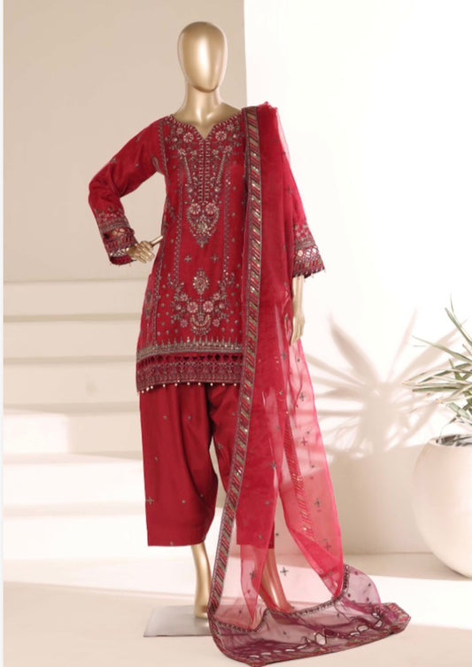 MCSBF348-PREMIUM ORGANZA SUIT