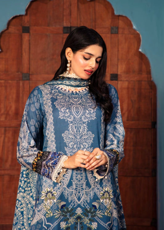 MCGA308-EMBROIDERED LAWN SUIT