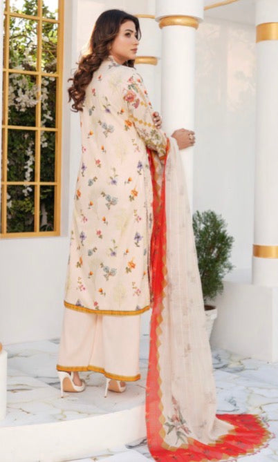 MCMR575-PREMIUM LAWN EMBROIDERED SUITS