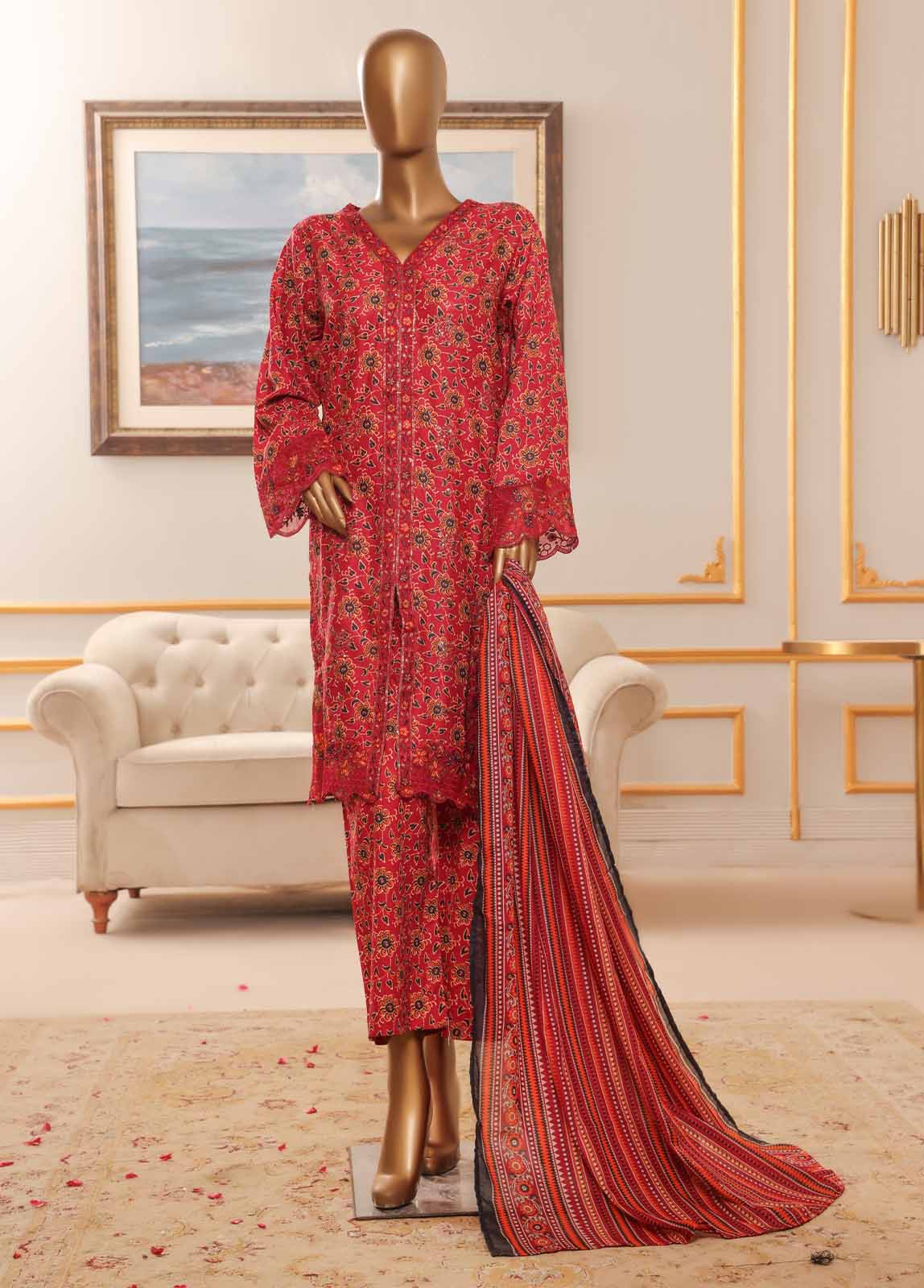 MCBSC109-LAWN CHIKANKARI SUIT