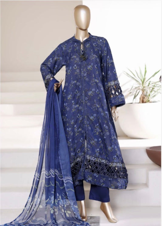 MCSBP101-Peplum Luxury Frock Suit