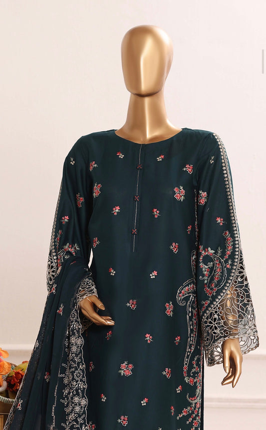 MCHZ109-PREMIUM EMBROIDERED LAWN SUIT