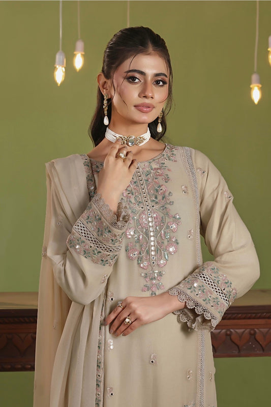 MCWU337-LUXURY CHIFFON SUIT