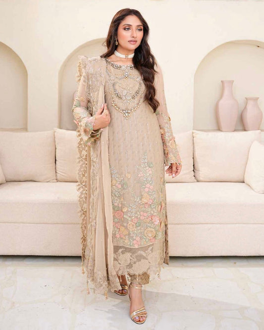 MCN105-LUXURY CHIFFON SUIT