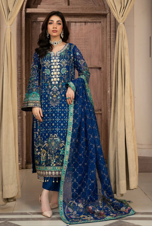 MCN109-LUXURY CHIFFON SUIT